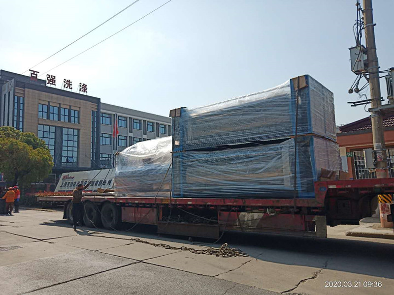喜報(bào)！國內(nèi)疫情得到有效控制 百強(qiáng)洗滌設(shè)備連續(xù)三天發(fā)貨