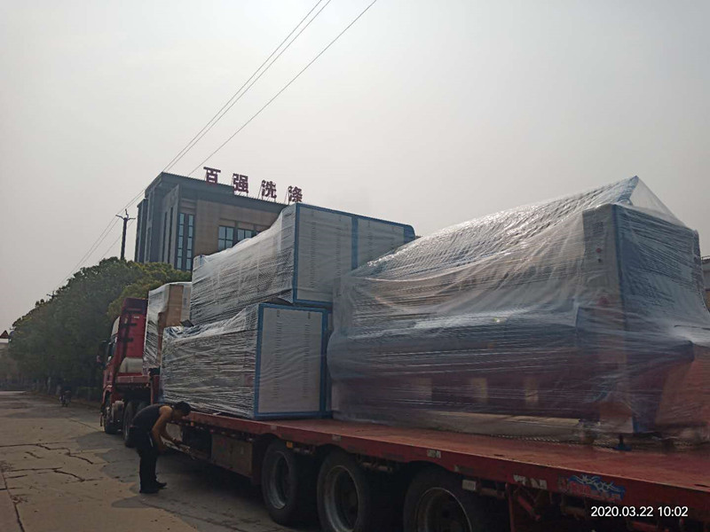 喜報(bào)！國內(nèi)疫情得到有效控制 百強(qiáng)洗滌設(shè)備連續(xù)三天發(fā)貨