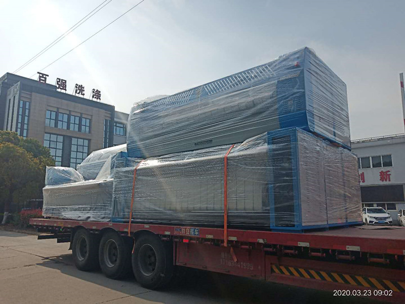喜報(bào)！國內(nèi)疫情得到有效控制 百強(qiáng)洗滌設(shè)備連續(xù)三天發(fā)貨