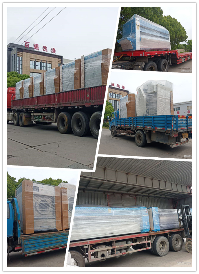 上海 北京 遵義 洛陽客戶 訂購的百強洗滌設備 今日發(fā)貨啦！