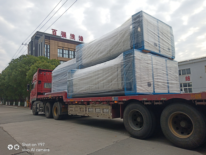 12月5日百強洗滌設(shè)備發(fā)貨重慶和海南瓊海兩地